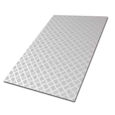 Anti-slip embossed Galvanised Steel sheet Checkered Plate
