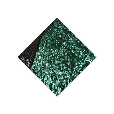Colored Embossed Stainless Steel Plate Dimple Water Ripple 3D Relief Pattern